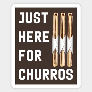 Just Here for Churros Sticker